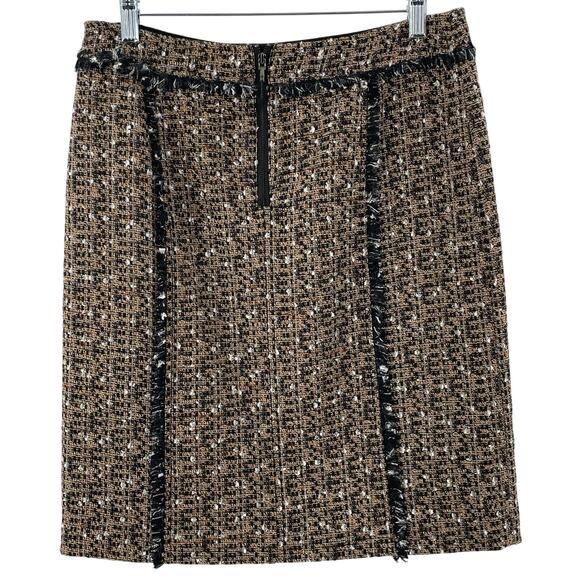 Tory Burch Wool Blend Knee Length Skirt, Sz. 6‎ Preppy Academia Career - Picture 2 of 9